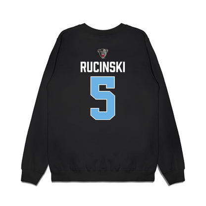 Maine - NCAA Women's Ice Hockey : Lulu Rucinski - Vintage Hockey Premium Crewneck Sweatshirt-1
