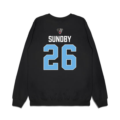 Maine - NCAA Women's Ice Hockey : Kendall Sundby - Vintage Hockey Premium Crewneck Sweatshirt-1