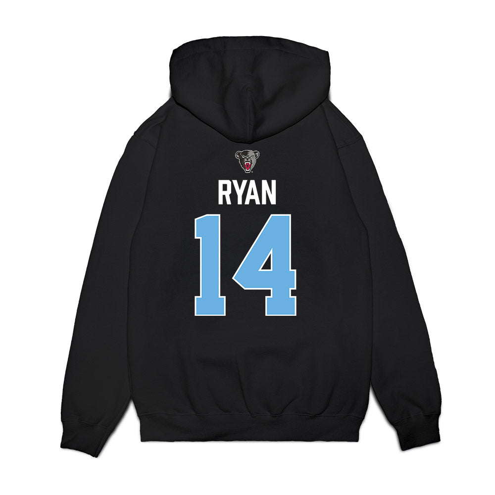 Maine - NCAA Women's Ice Hockey : Haley Ryan - Vintage Hockey Premium Hooded Sweatshirt-1