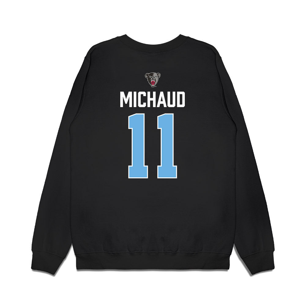 Maine - NCAA Women's Ice Hockey : Isabelle Michaud - Vintage Hockey Premium Crewneck Sweatshirt-1