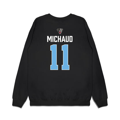 Maine - NCAA Women's Ice Hockey : Isabelle Michaud - Vintage Hockey Premium Crewneck Sweatshirt-1