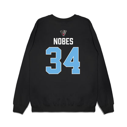 Maine - NCAA Men's Ice Hockey : Bodie Nobes - Vintage Hockey Premium Crewneck Sweatshirt-1