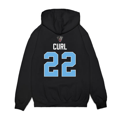 Maine - NCAA Women's Ice Hockey : Brenna Curl - Vintage Hockey Premium Hooded Sweatshirt-1