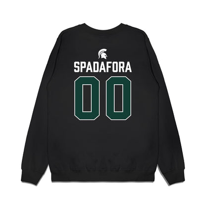 Michigan State - NCAA Men's Soccer : Luke Spadafora - Vintage Premium Crewneck Sweatshirt-1