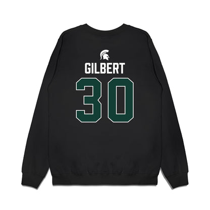Michigan State - NCAA Men's Ice Hockey : Dolan Gilbert - Vintage Premium Crewneck Sweatshirt-1
