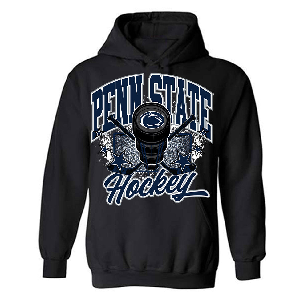 Penn State - NCAA Men's Ice Hockey : Cade Christenson - Vintage Shersey Hooded Sweatshirt-0