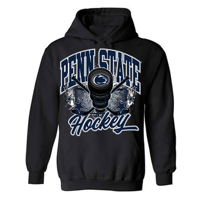 Penn State - NCAA Men's Ice Hockey : Nolan Collins - Vintage Shersey Hooded Sweatshirt-0