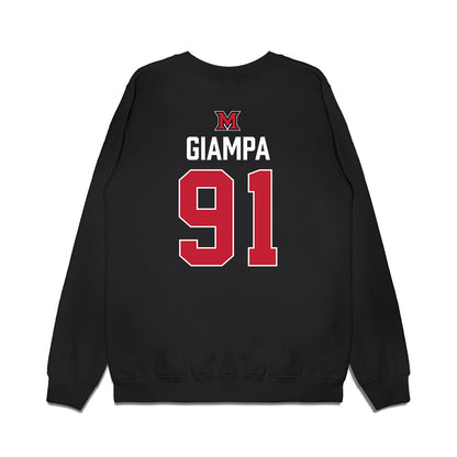 Miami of Ohio - NCAA Men's Ice Hockey : Matteo Giampa - Vintage Shersey Premium Crewneck Sweatshirt-1