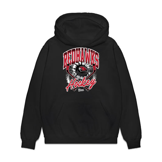 Miami of Ohio - NCAA Men's Ice Hockey : Matous Kucharcik - Vintage Shersey Premium Hooded Sweatshirt-0