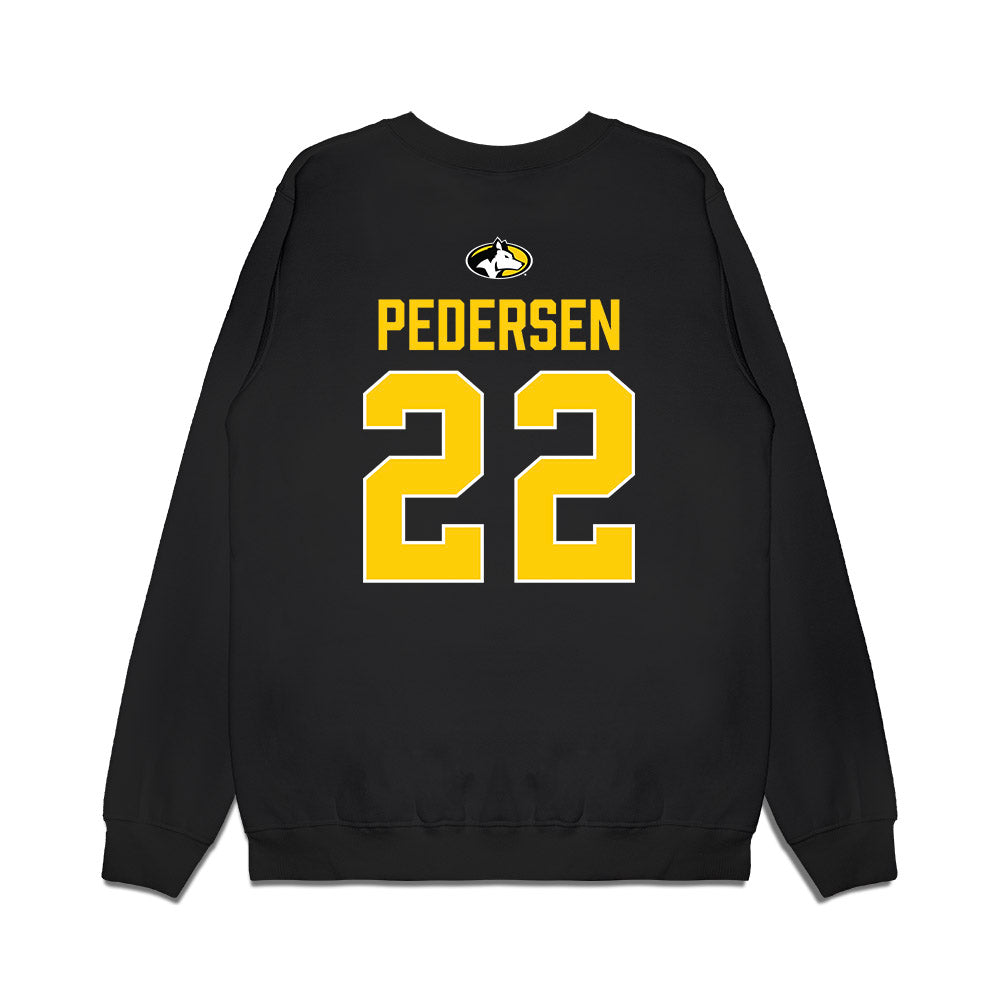 Michigan Tech - NCAA Men's Ice Hockey : Marcus Pedersen - Vintage Premium Crewneck Sweatshirt-1