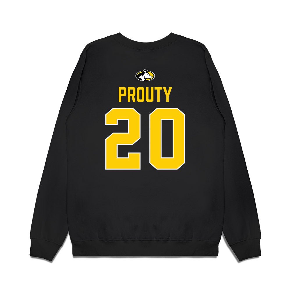 Michigan Tech - NCAA Men's Ice Hockey : Joe Prouty - Vintage Premium Crewneck Sweatshirt-1