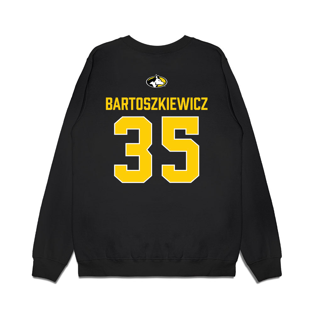 Michigan Tech - NCAA Men's Ice Hockey : Owen Bartoszkiewicz - Vintage Premium Crewneck Sweatshirt-1