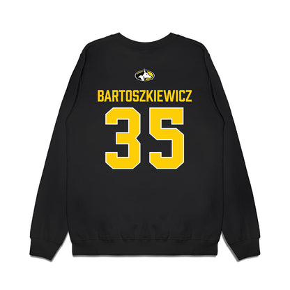 Michigan Tech - NCAA Men's Ice Hockey : Owen Bartoszkiewicz - Vintage Premium Crewneck Sweatshirt-1