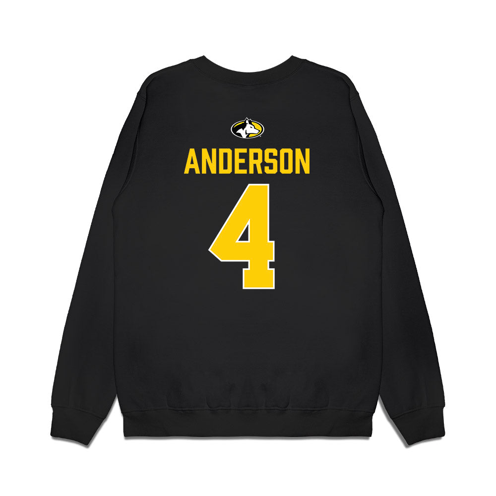 Michigan Tech - NCAA Men's Ice Hockey : Jack Anderson - Vintage Premium Crewneck Sweatshirt-1