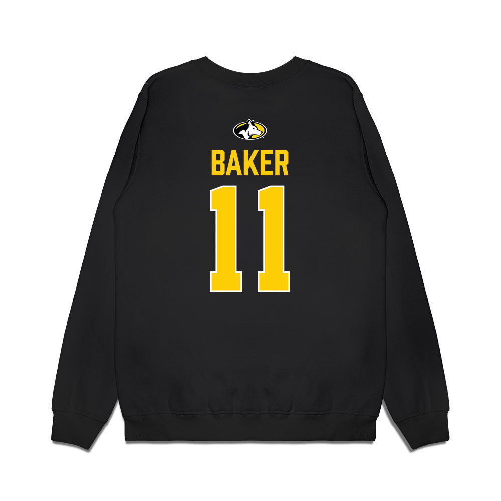 Michigan Tech - NCAA Men's Ice Hockey : Owen Baker - Vintage Premium Crewneck Sweatshirt-1