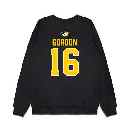 Michigan Tech - NCAA Men's Ice Hockey : Isaac Gordon - Vintage Premium Crewneck Sweatshirt-1