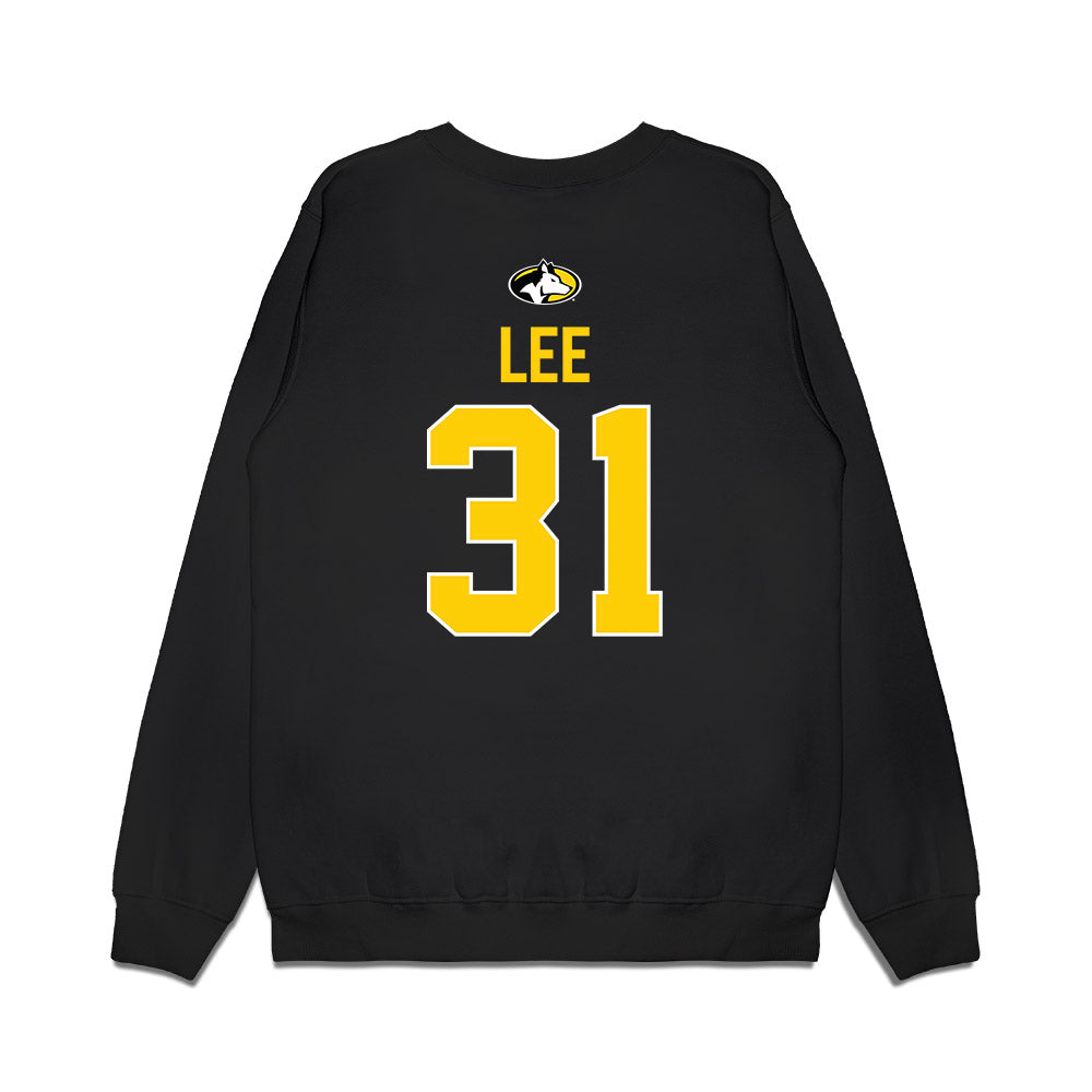 Michigan Tech - NCAA Men's Ice Hockey : Bryant Lee - Vintage Premium Crewneck Sweatshirt-1