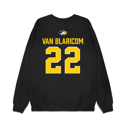 Michigan Tech - NCAA Men's Ice Hockey : Matthew Van Blaricom - Vintage Premium Crewneck Sweatshirt-1