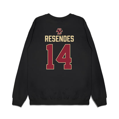 Boston College - NCAA Men's Ice Hockey : Landan Resendes - Vintage Shersey Premium Crewneck Sweatshirt-1