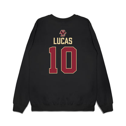 Boston College - NCAA Women's Ice Hockey : Jansen Lucas - Vintage Shersey Premium Crewneck Sweatshirt-1