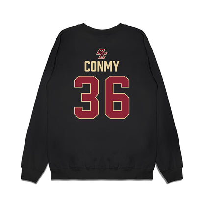 Boston College - NCAA Men's Ice Hockey : Ryan Conmy - Vintage Shersey Premium Crewneck Sweatshirt-1