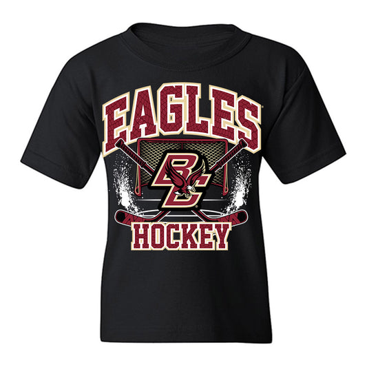 Boston College - NCAA Men's Ice Hockey : Teddy Mutryn - Vintage Youth T-Shirt-0