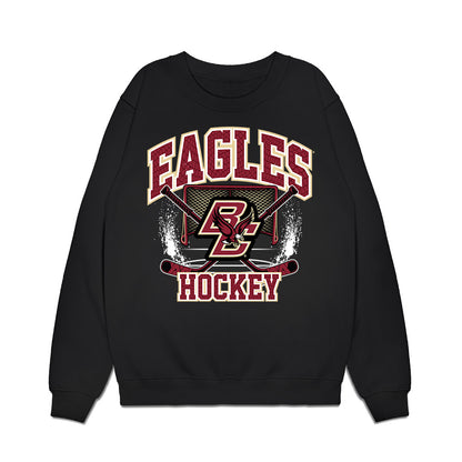 Boston College - NCAA Women's Ice Hockey : Kate Ham - Vintage Shersey Premium Crewneck Sweatshirt-0