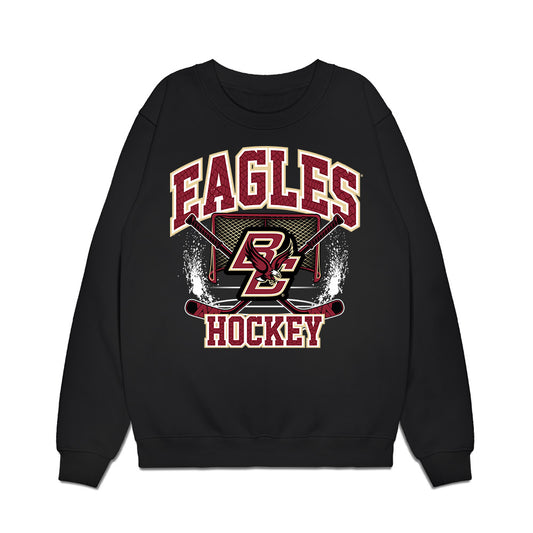 Boston College - NCAA Men's Ice Hockey : Alex Pelletier - Vintage Premium Crewneck Sweatshirt-0