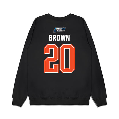 Florida - NCAA Men's Basketball : Isaiah Brown - NCAA® March Madness® 2026 Premium Crewneck Sweatshirt-1