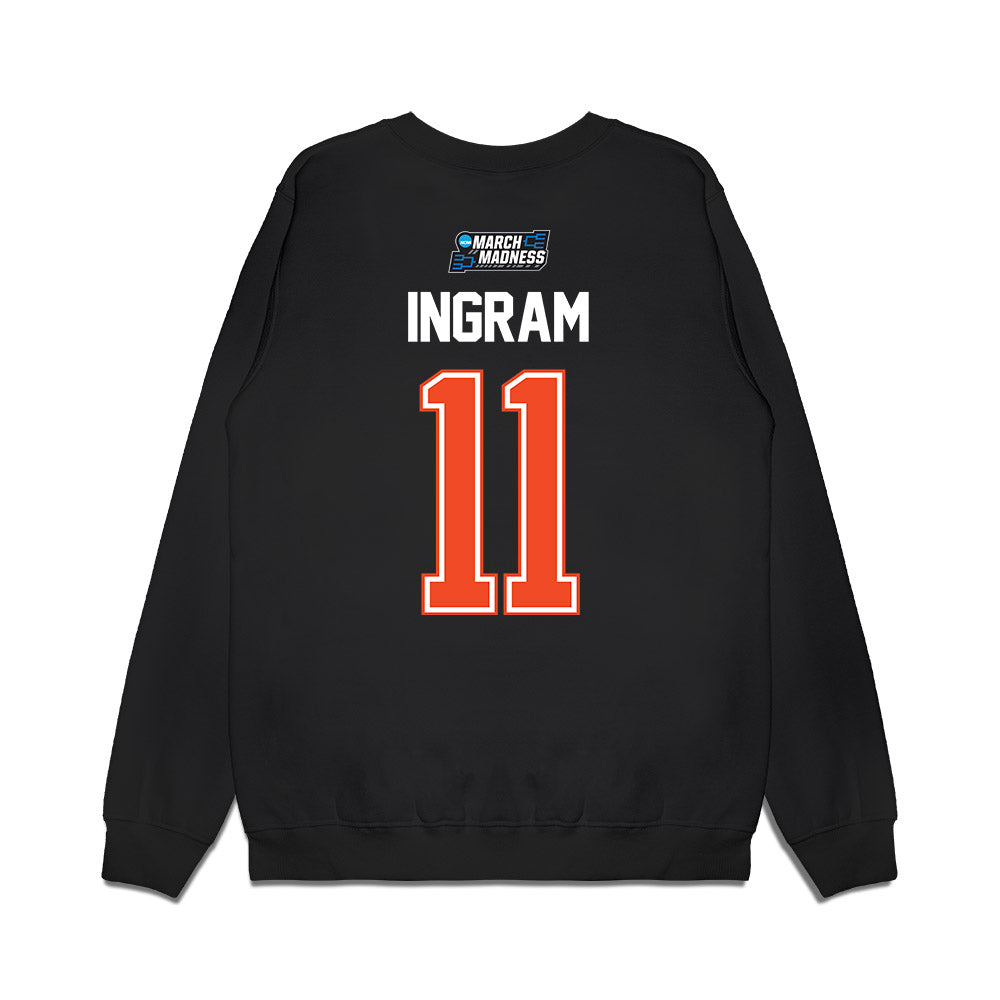 Florida - NCAA Men's Basketball : Cornelius Ingram - NCAA® March Madness® 2026 Premium Crewneck Sweatshirt-1