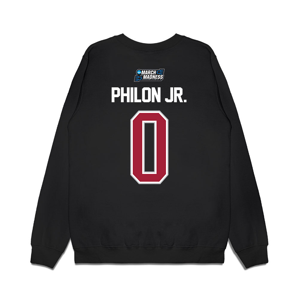 Alabama - NCAA Men's Basketball : Labaron Philon Jr. - NCAA® March Madness® 2026 Premium Crewneck Sweatshirt-1