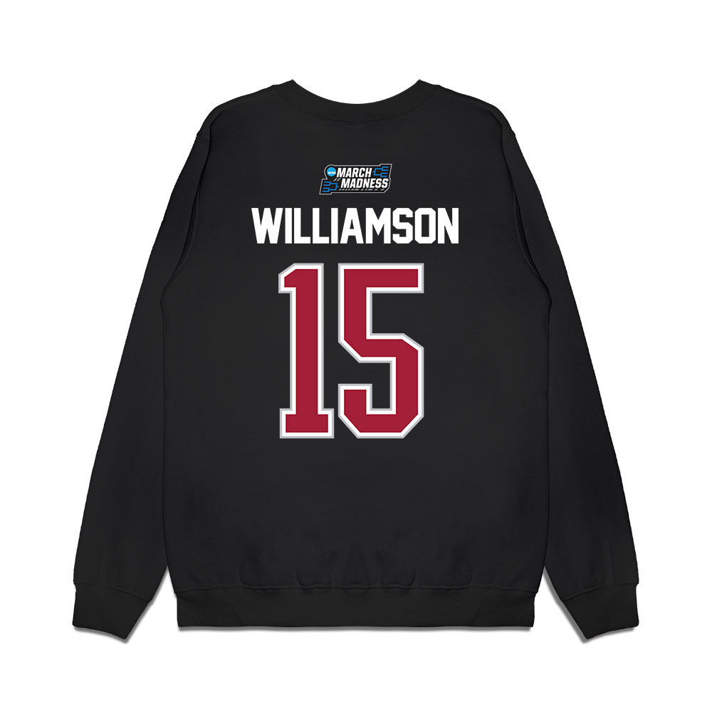 Alabama - NCAA Men's Basketball : Noah Williamson - NCAA® March Madness® 2026 Premium Crewneck Sweatshirt-1