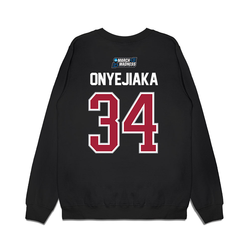 Alabama - NCAA Men's Basketball : Collins Onyejiaka - NCAA® March Madness® 2026 Premium Crewneck Sweatshirt-1