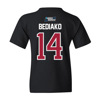 Alabama - NCAA Men's Basketball : Charles Bediako - NCAA® March Madness® 2026 Youth T-Shirt-1