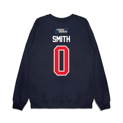 UConn - NCAA Men's Basketball : Malachi Smith - NCAA® March Madness® 2026 Premium Crewneck Sweatshirt-1