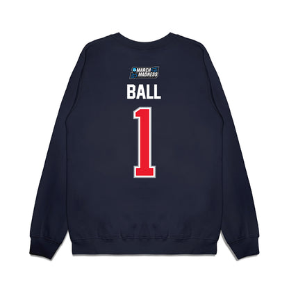 UConn - NCAA Men's Basketball : Solo Ball - NCAA® March Madness® 2026 Premium Crewneck Sweatshirt-1
