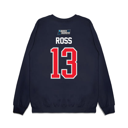 UConn - NCAA Men's Basketball : Jacob Ross - NCAA® March Madness® 2026 Premium Crewneck Sweatshirt-1