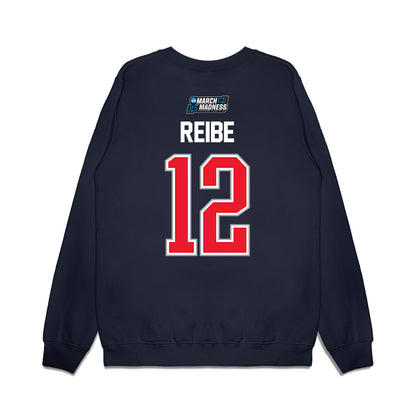 UConn - NCAA Men's Basketball : Eric Reibe - NCAA® March Madness® 2026 Premium Crewneck Sweatshirt-1