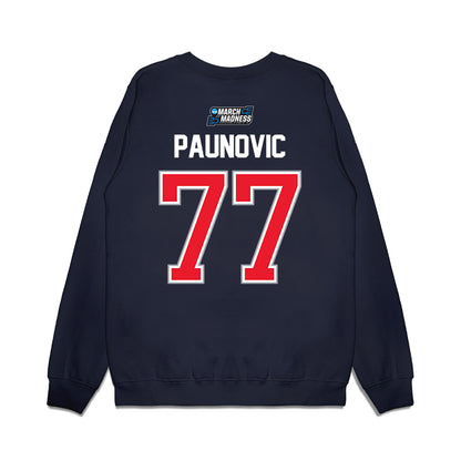 UConn - NCAA Men's Basketball : Uros Paunovic - NCAA® March Madness® 2026 Premium Crewneck Sweatshirt-1