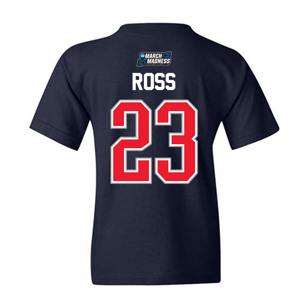 UConn - NCAA Men's Basketball : Jayden Ross - NCAA® March Madness® 2026 Youth T-Shirt-1