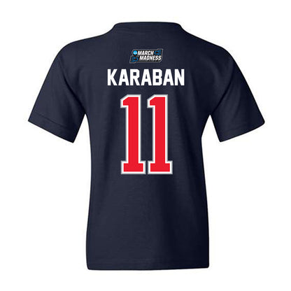 UConn - NCAA Men's Basketball : Alex Karaban - NCAA® March Madness® 2026 Youth T-Shirt-1