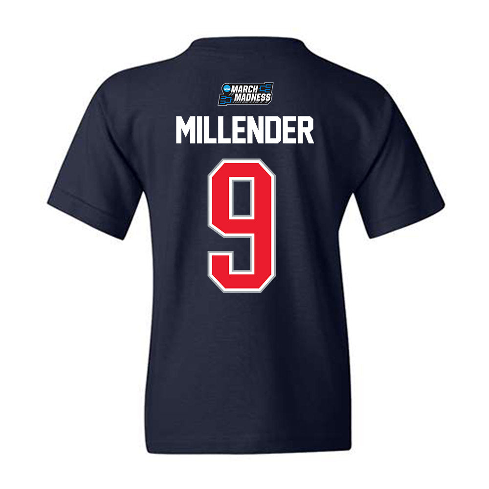 UConn - NCAA Men's Basketball : Alec Millender - NCAA® March Madness® 2026 Youth T-Shirt-1