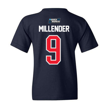 UConn - NCAA Men's Basketball : Alec Millender - NCAA® March Madness® 2026 Youth T-Shirt-1