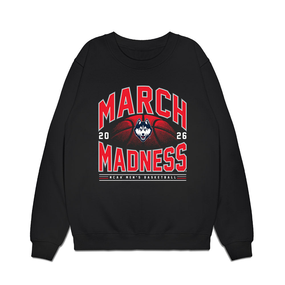 UConn - NCAA Men's Basketball : Braylon Mullins - NCAA® March Madness® 2026 Premium Crewneck Sweatshirt-0