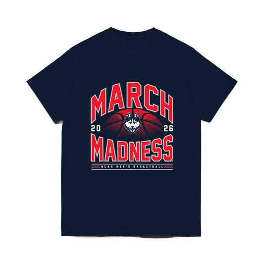 UConn - NCAA Men's Basketball : Uros Paunovic - NCAA® March Madness® 2026 Comfort Colors T-Shirt-0