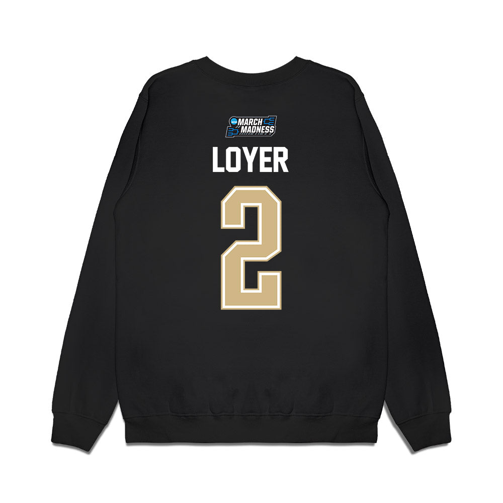 Purdue - NCAA Men's Basketball : Fletcher Loyer - NCAA® March Madness® 2026 Premium Crewneck Sweatshirt-1