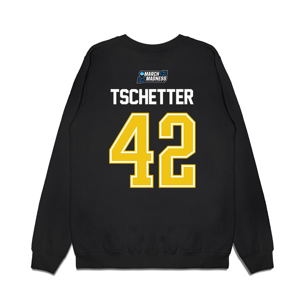 Michigan - NCAA Men's Basketball : Will Tschetter - NCAA® March Madness® 2026 Premium Crewneck Sweatshirt-1