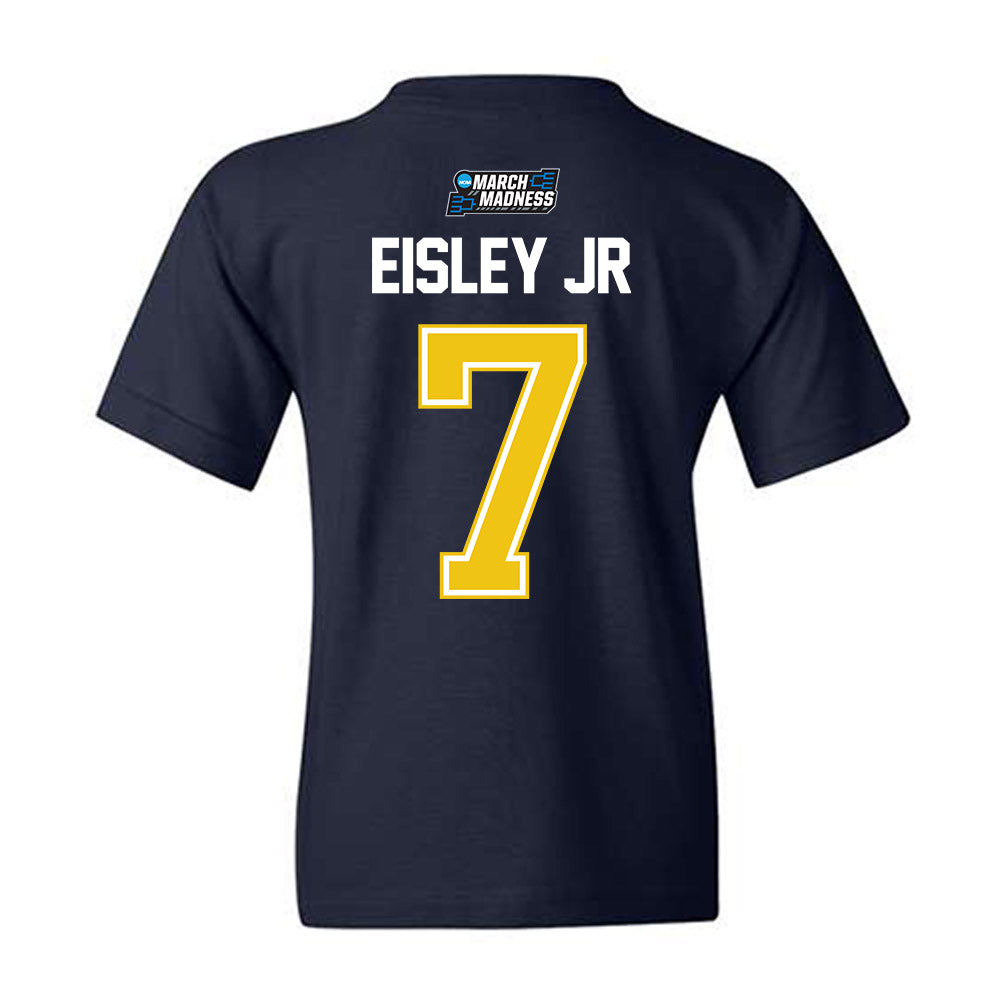 Michigan - NCAA Men's Basketball : Howard Eisley Jr - NCAA® March Madness® 2026 Youth T-Shirt-1