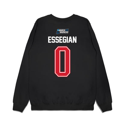 Nebraska - NCAA Men's Basketball : Connor Essegian - NCAA® March Madness® 2026 Premium Crewneck Sweatshirt-1