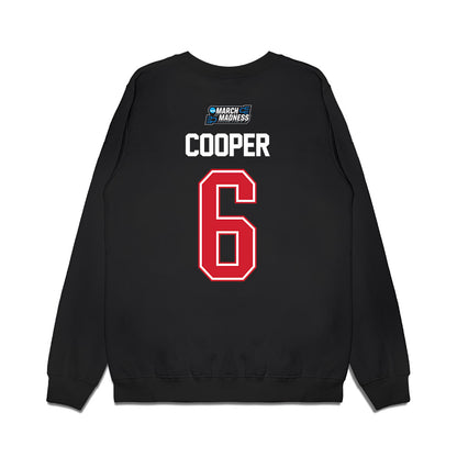 Nebraska - NCAA Men's Basketball : Will Cooper - NCAA® March Madness® 2026 Premium Crewneck Sweatshirt-1